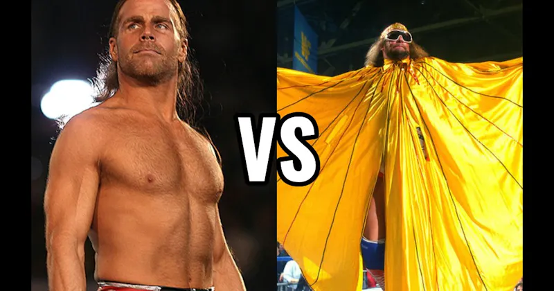 Macho Man Randy Savage vs. Shawn Michaels