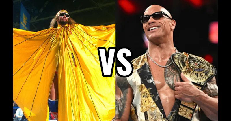 Macho Man Randy Savage vs. The Rock