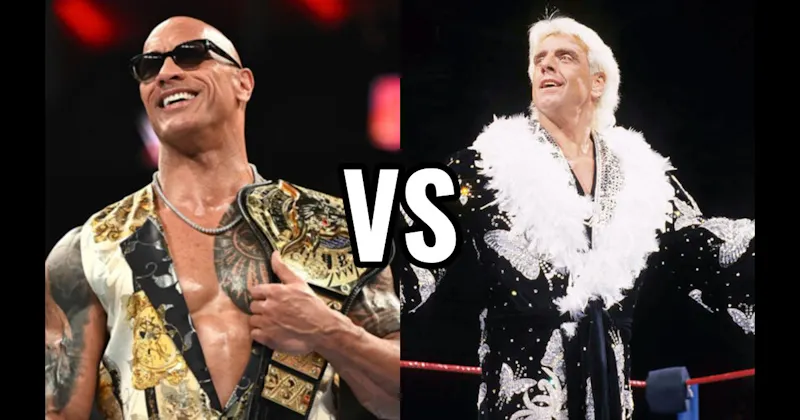 Ric Flair vs. The Rock
