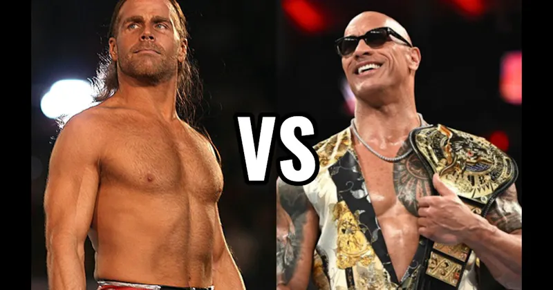 Shawn Michaels vs. The Rock