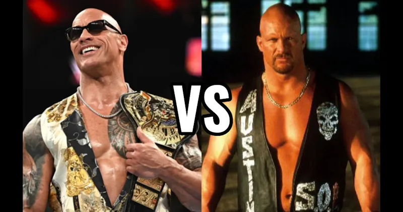 "Stone Cold" Steve Austin vs. The Rock