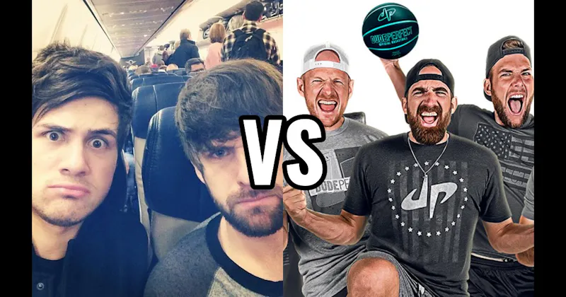 Dude Perfect vs. Smosh (Ian Hecox & Anthony Padilla)