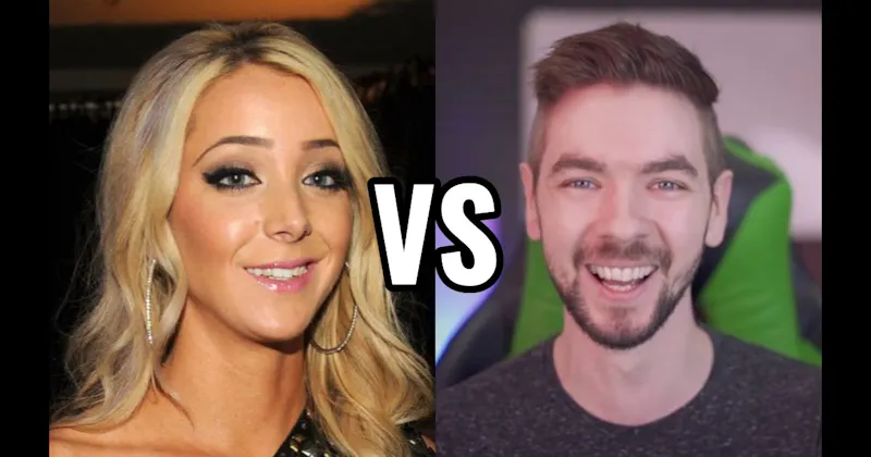 Jacksepticeye (Seán McLoughlin) vs. Jenna Marbles (Jenna Mourey)