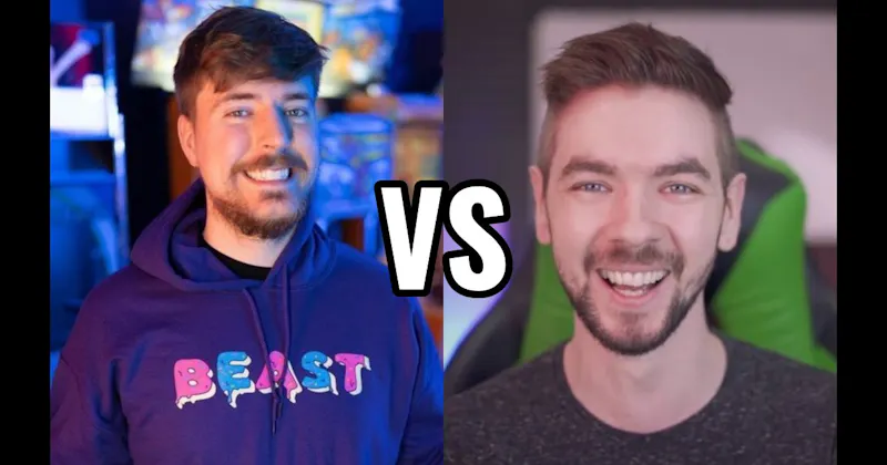 Jacksepticeye (Seán McLoughlin) vs. MrBeast (Jimmy Donaldson)