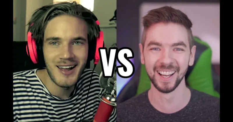 Jacksepticeye (Seán McLoughlin) vs. PewDiePie (Felix Kjellberg)