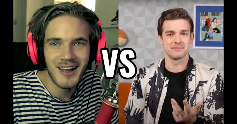 MatPat (Game Theory / Film Theory) vs. PewDiePie (Felix Kjellberg)