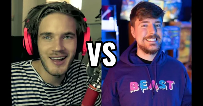 MrBeast (Jimmy Donaldson) vs. PewDiePie (Felix Kjellberg)