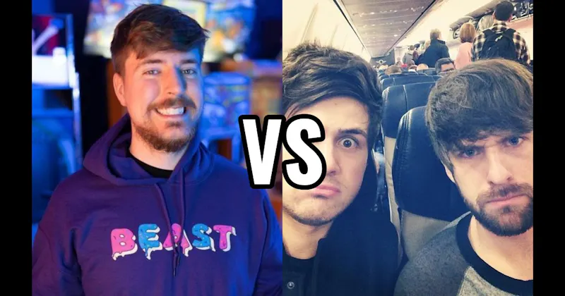 MrBeast (Jimmy Donaldson) vs. Smosh (Ian Hecox & Anthony Padilla)