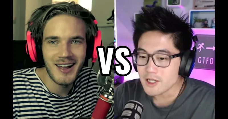 PewDiePie (Felix Kjellberg) vs. Ryan Higa (nigahiga)