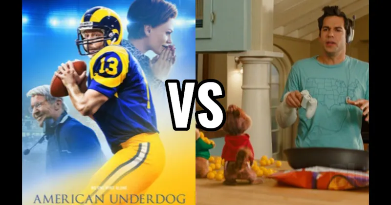 Alvin and the Chipmunks: The Squeakquel vs. American Underdog