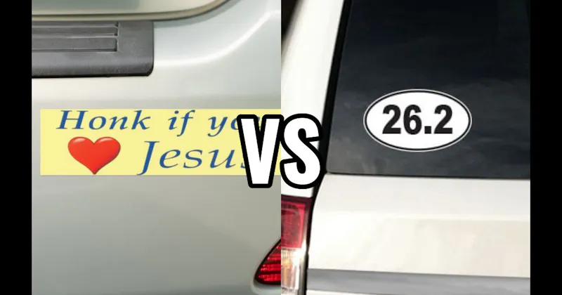 26.2 vs. Honk If You Love Jesus