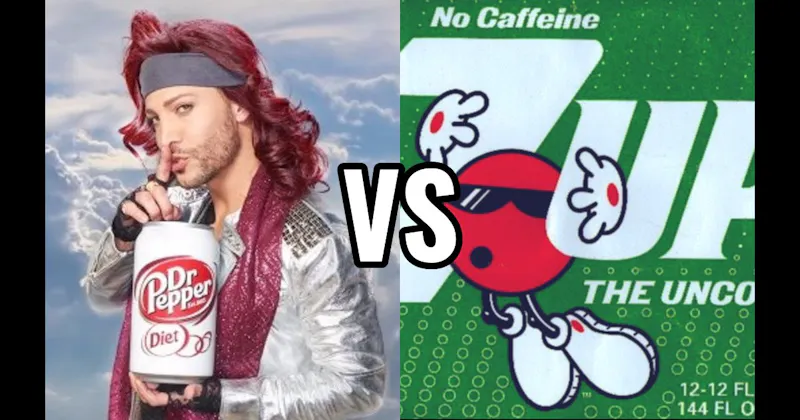7UP Spot (Cool Spot) vs. Dr Pepper’s Lil’ Sweet