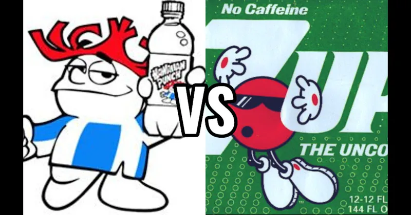 7UP Spot (Cool Spot) vs. Punchy (Hawaiian Punch)