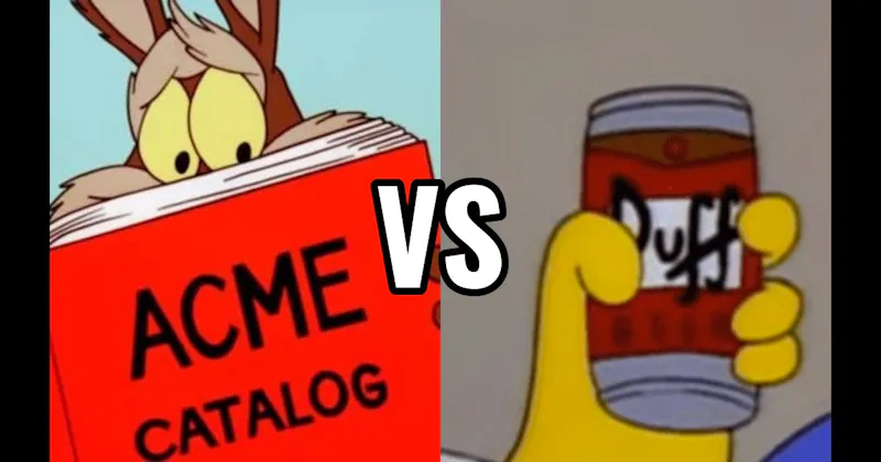 ACME Corporation vs. Duff Beer (Simpsons)