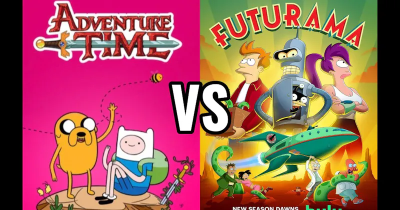 Adventure Time vs. Futurama