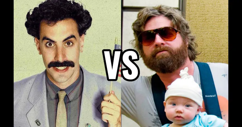 Alan Garner (The Hangover) vs. Borat Sagdiyev (Borat)