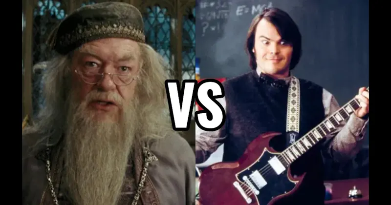 Albus Dumbledore (Harry Potter) vs. Dewey Finn (School of Rock)