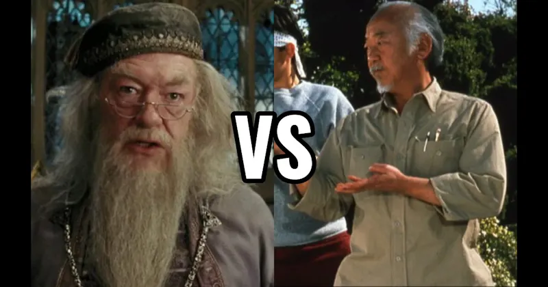 Albus Dumbledore (Harry Potter) vs. Mr. Miyagi (The Karate Kid)