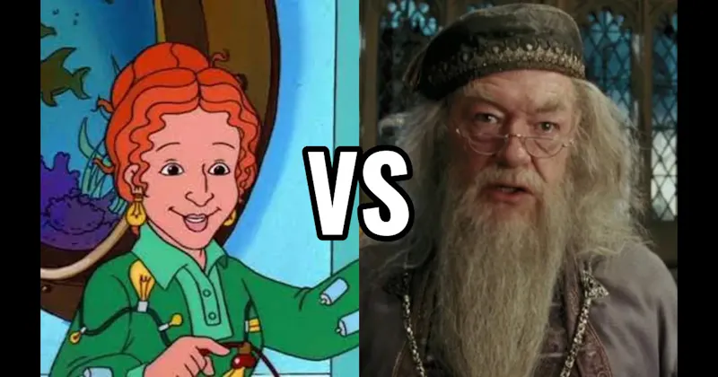 Albus Dumbledore (Harry Potter) vs. Ms. Frizzle (The Magic School Bus)