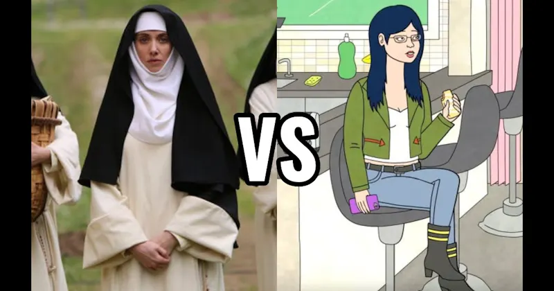 Alessandra in The Little Hours vs. Diane Nguyen in BoJack Horseman