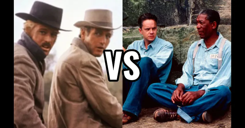 Andy Dufresne & Ellis “Red” Redding (Shawshank Redemption) vs. Butch Cassidy & Sundance Kid
