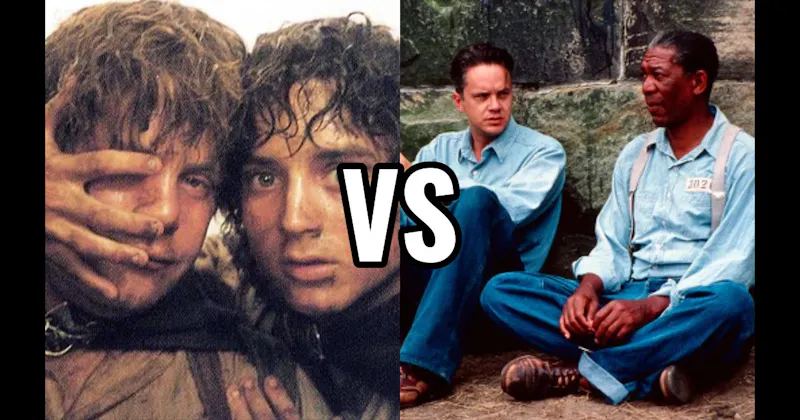 Andy Dufresne & Ellis “Red” Redding (Shawshank Redemption) vs. Frodo Baggins & Samwise Gamgee (Lord of the Rings)