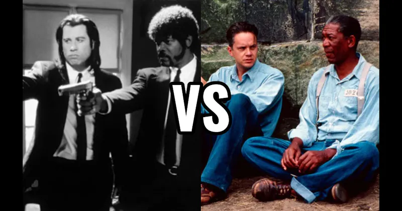 Andy Dufresne & Ellis “Red” Redding (Shawshank Redemption) vs. Jules Winnfield & Vincent Vega (Pulp Fiction)