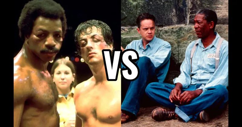 Andy Dufresne & Ellis “Red” Redding (Shawshank Redemption) vs. Rocky Balboa & Apollo Creed (Rocky)
