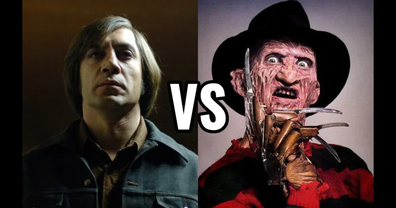 Anton Chigurh vs. Freddy Krueger (A Nightmare on Elm Street)