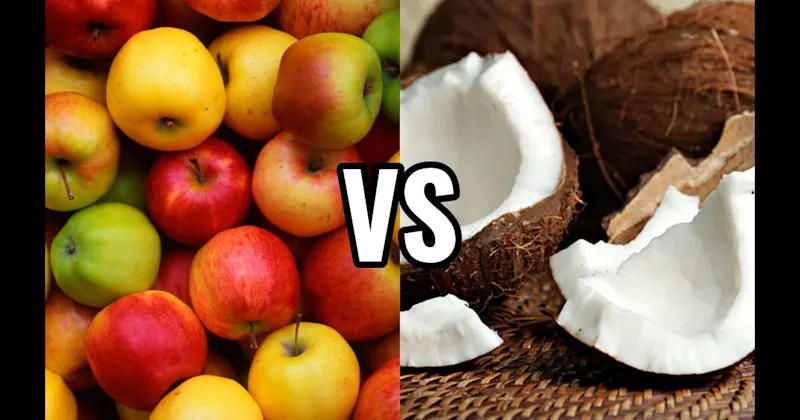 Apple (fruit) vs. Coconut