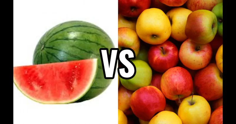 Apple (fruit) vs. Watermelon