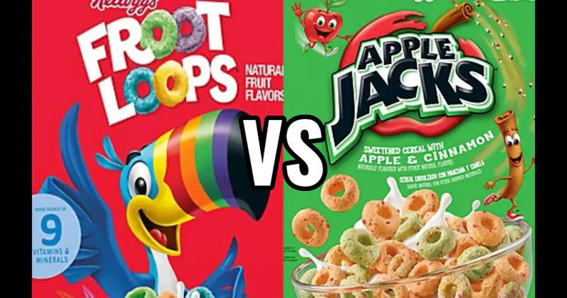 APPLE JACKS vs. FROOT LOOPS