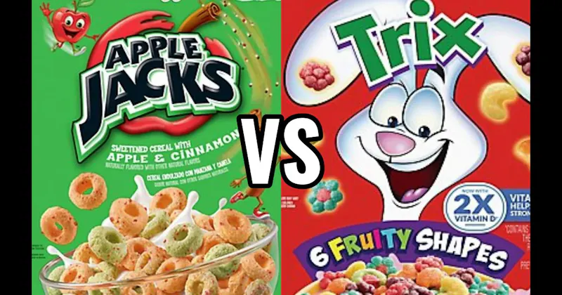 APPLE JACKS vs. TRIX