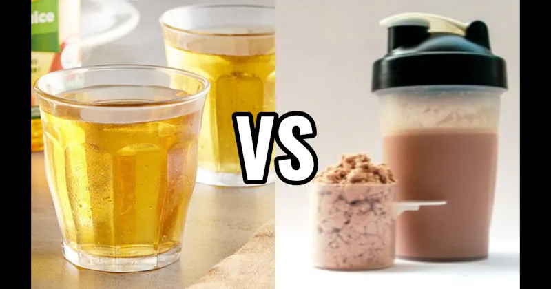Apple Juice vs. Breakfast Shake