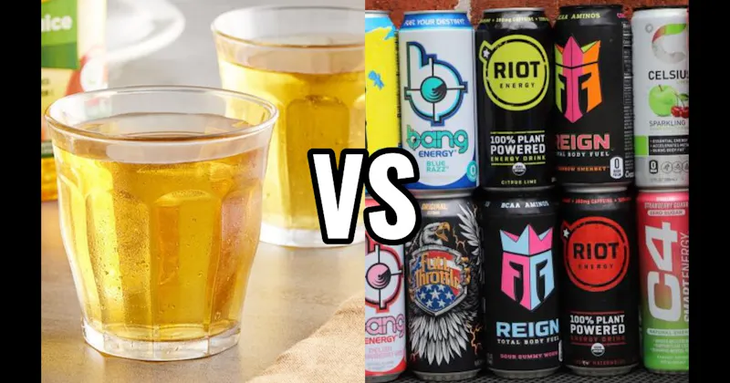 Apple Juice vs. Energy Drink