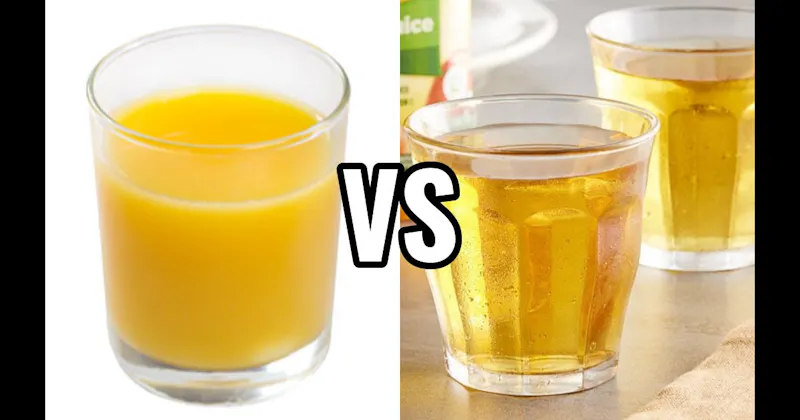 Apple Juice vs. Orange Juice