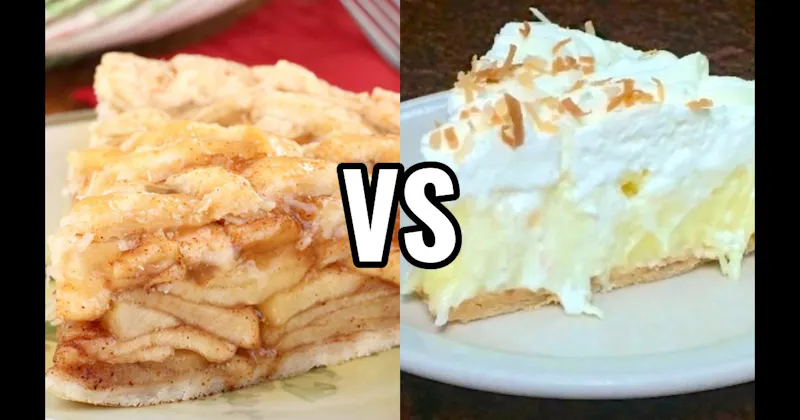 Apple Pie vs. Coconut Cream Pie