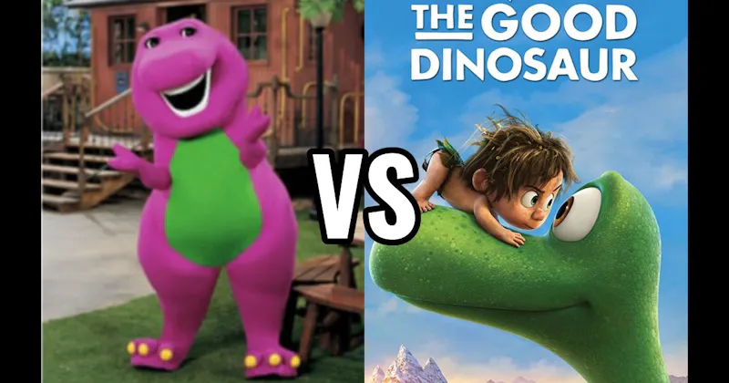 Arlo (Good Dinosaur) vs. Barney