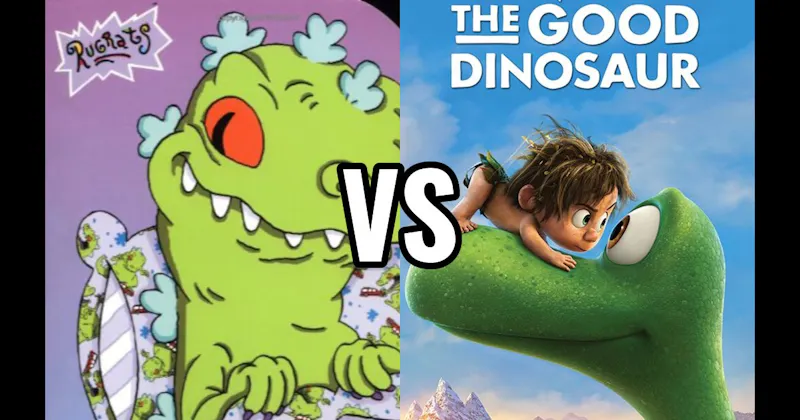 Arlo (Good Dinosaur) vs. Reptar (Rugrats)