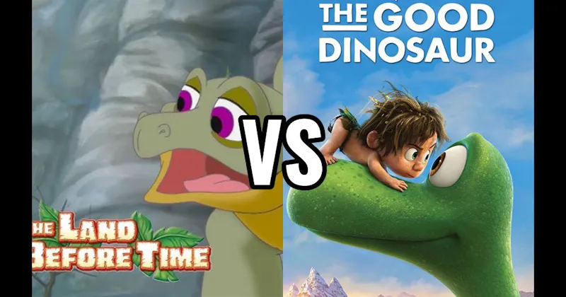 Arlo (Good Dinosaur) vs. Spike (Land Before Time)