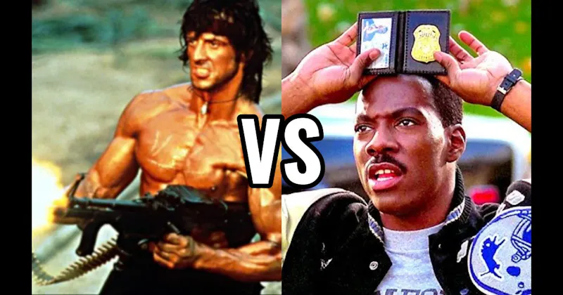 Axel Foley (Beverly Hills Cop) vs. Rambo