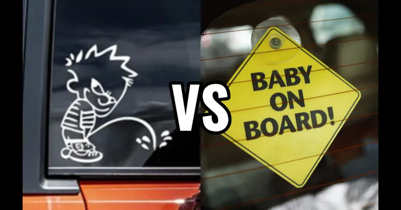 Baby on Board vs. Calvin Peeing