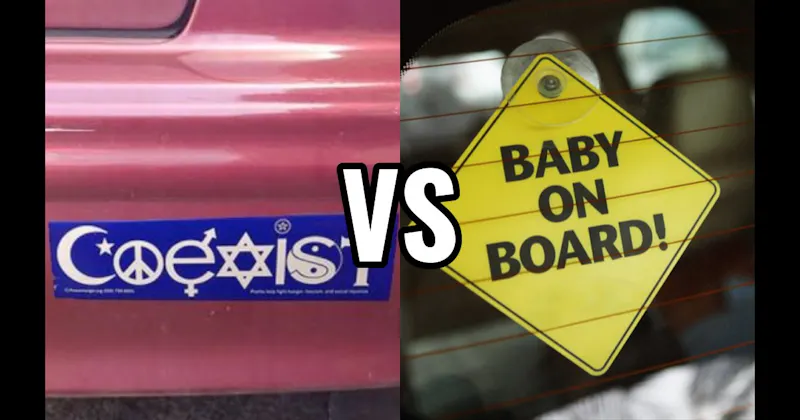 Baby on Board vs. Coexist