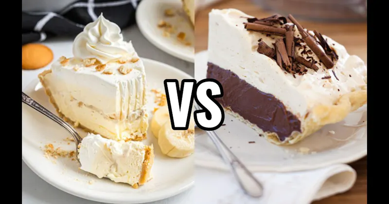 Banana Cream Pie vs. Chocolate Cream Pie