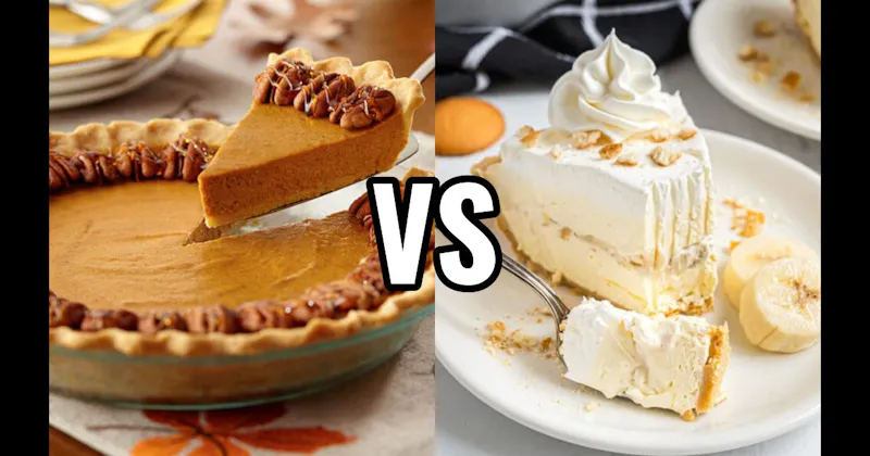 Banana Cream Pie vs. Pumpkin Pie