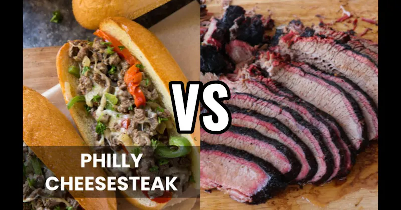 Barbecue Brisket vs. Philly Cheesesteak