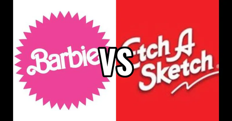 Barbie vs. Etch A Sketch