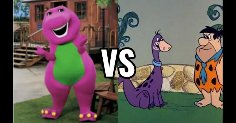 Barney vs. Dino (Flintstones)