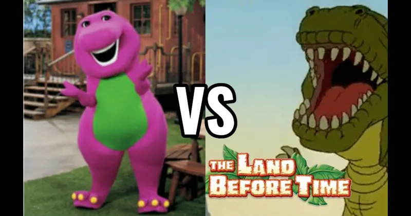 Barney vs. Sharptooth