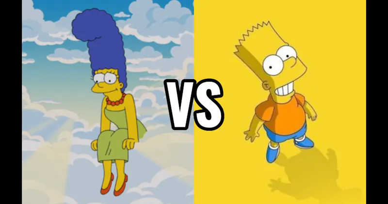 Bart Simpson vs. Marge Simpson